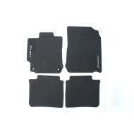 Genuine Toyota Accessories PT908-03120-20 Front and Rear All-Weather Floor Mat - (Black), Set of 4