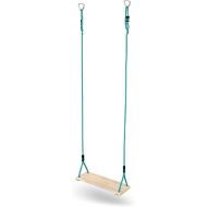 slackers Classic Wooden Swing Seat - Traditional Wood Plank Hanging Tree Swing Seat - Easily Attach Design - The Perfect Addition to Your Backyard Swing Set - Recommended for Ages 3+