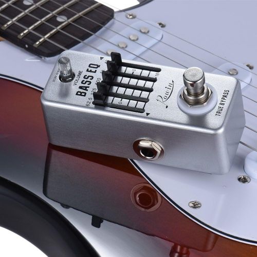  [아마존베스트]Festnight Equalizer Bass Guitar Effect Pedal 5 Band EQ Equalizer Aluminium Alloy Body True Bypass