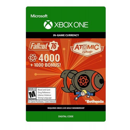  [아마존베스트]Bethesda Fallout 76: 4000 (+1000 Bonus) Atoms - Xbox One [Digital Code]