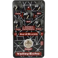 Aural Dream Valley Echo Digital Delay Guitar Effects Pedal with 3 models including Analog and QuadTap Echo effect True Bypass