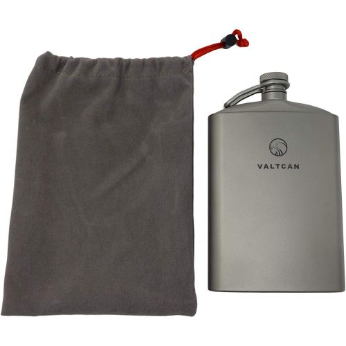  Valtcan Titanium Hip Flask Canteen Military Design 260ml 8.8 oz Capacity
