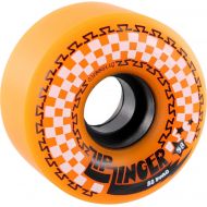 Krooked Skateboards Zip Zinger Orange / White / Black Skateboard Wheels - 58mm 80a (Set of 4)