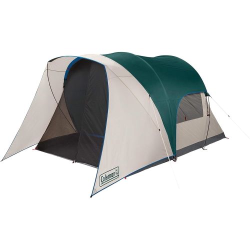 콜맨 Coleman Cabin Camping Tent with Weatherproof Screen Room
