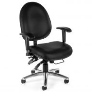 OFM 24-Hour Office Chair - 20 to 23 Seat Height - Black - Black