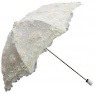 Honeystore Vintage Sun Umbrella 2 Folding Bridal Wedding Lace Parasol Decoration