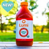 Lumi Juice Harvest Seasonal Organic Apple Juice, 128 Ounce