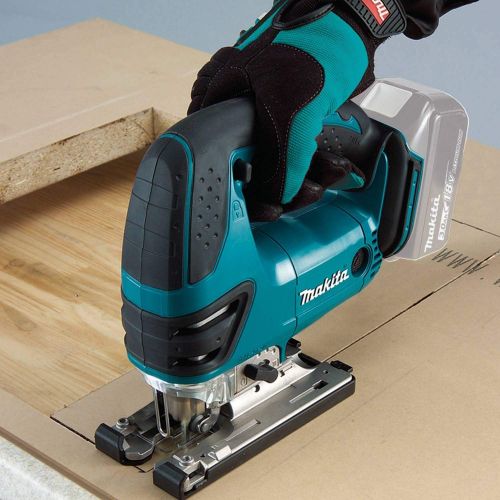  Makita XVJ03Z 18V LXT Lithium-Ion Cordless Jig Saw, Tool Only & XTR01Z 18V LXT Lithium-Ion Brushless Cordless Compact Router