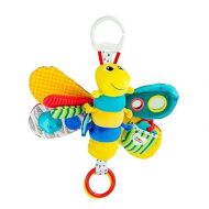 Lamaze Freddie the Firefly Clip On Car Seat and Stroller Toy - Soft Baby Hanging Toys - Baby Crinkle Toys with High Contrast Colors - Baby Travel Toys Ages 0 Months and Up