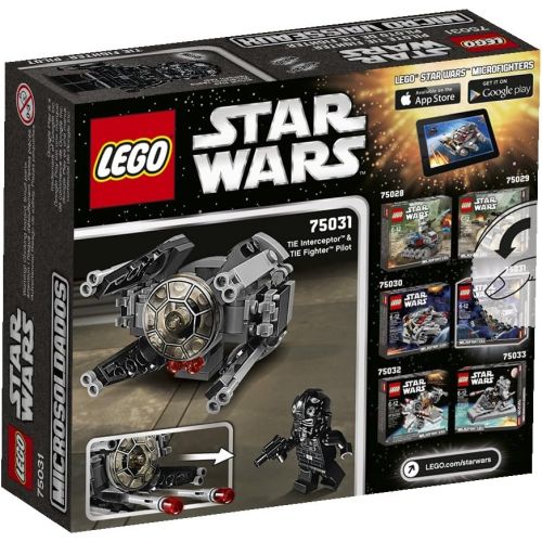  Lego, Star Wars Microfighters Series 1 TIE Interceptor (75031)