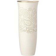 Lenox Pierced Paisley Petite 9 Vase, Ivory