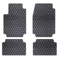 Intro-Tech VO-139-RT-B Hexomat Front and Second Row 4 pc. Custom Fit Auto Floor Mats for Select Volvo S60/S60R Models - Rubber-Like Compound, Black
