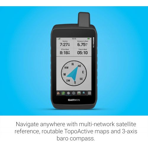 가민 [아마존베스트]Garmin Montana 700, Rugged GPS Handheld, Routable Mapping for Roads and Trails, Glove-Friendly 5 Color Touchscreen