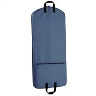 WALLYBAGS WallyBags 52 Inch Dress Length Garment Bag with Pocket, Black - One Size