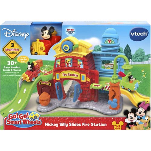 브이텍 VTech Go! Go! Smart Wheels Mickey Mouse Silly Slides Fire Station