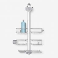 simplehuman Adjustable XL, Stainless Steel + Anodized Aluminum Shower Caddy