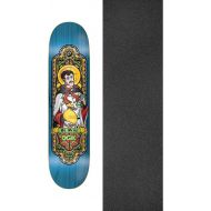 DGK Skateboards Chaz Ortiz Ghetto Disciples Skateboard Deck - 8 x 31.875 with Mob Grip Perforated Black Griptape - Bundle of 2 Items