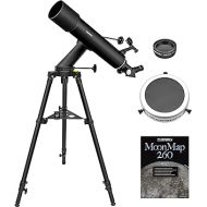 Orion Versago E-Series 90mm Refractor Sun and Moon Kit - Altazimuth Refractor Telescope with Solar (Sun) Filter and Moon Filter