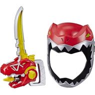 Power Rangers Playskool Heroes Zord Saber, Red Ranger Roleplay Mask with Sword Accessory, Dino Charge Inspired Toy for Kids