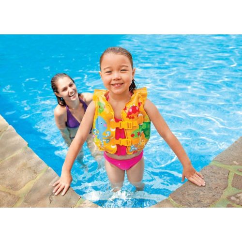인텍스 Intex 2 Pack Tropical Buddies Swim Vest #59661EP Ages 3-5