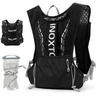 INOXTO Hydration Vest Backpack,Lightweight Water Running Vest Pack with 1.5L Water Bladder Bag Daypack for Hiking Trail Running Cycling Race Marathon for Women Men Kids