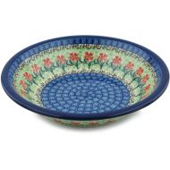 Polmedia Polish Pottery Polish Pottery Pasta Bowl 8-inch Maraschino