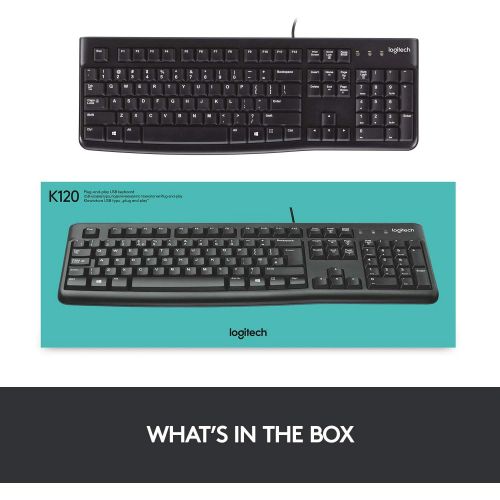 Amazon Renewed Logitech Keyboard K120 (Certified Refurbished)