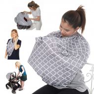 BriliStar Baby Nursing Cover & Nursing Poncho - Nursing Covers Wraps for Baby Car Seat Canopy, Shopping...