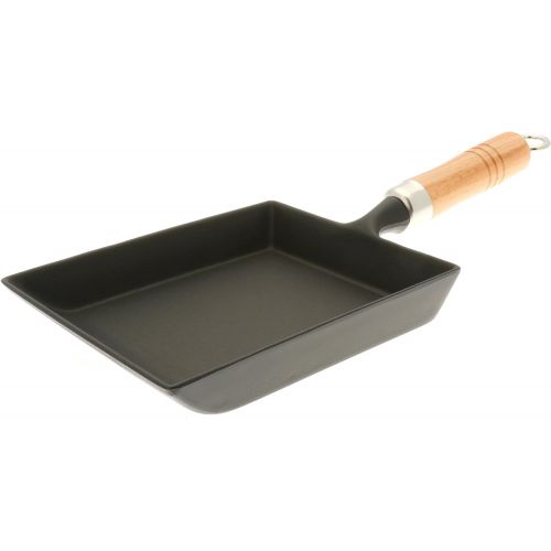  [아마존베스트]Iwachu Iron Tamagoyaki Omelette Pan, Black