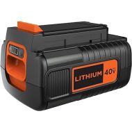BLACK+DECKER 40V MAX Lithium Battery, Compatible with 36V and 40V MAX Power Tools, Lithium Ion Technology, Charger Not Included (LBX2040)