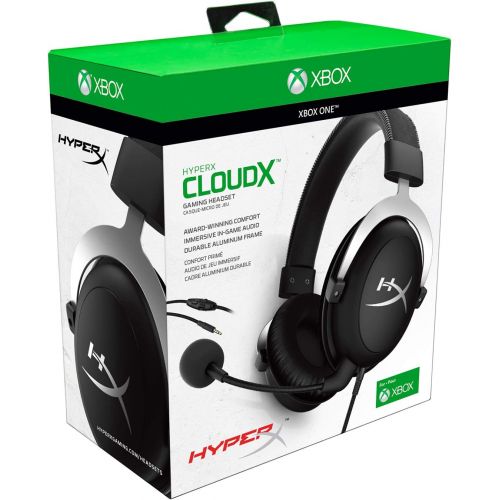  Amazon Renewed HyperX CloudX ? Official Xbox Licensed Gaming Headset for Xbox One, Compatible with Xbox One Controllers, Memory Foam Ear Cushions, Detachable Noise-Cancellation Microphone - Black