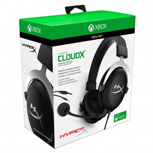  HyperX CloudX ? Official Xbox Licensed Gaming Headset, Compatible with Xbox One and Xbox Series XS, Memory Foam Ear Cushions, Detachable Noise-Cancellation Microphone - Black