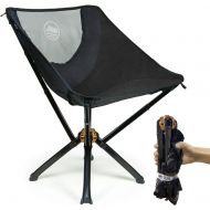 [아마존베스트]Cliq Camping Chair - Most Funded Portable Chair in Crowdfunding History. | Bottle Sized Compact Outdoor Chair | Sets up in 5 Seconds | Supports 300lbs | Aircraft Grade Aluminum (Bl