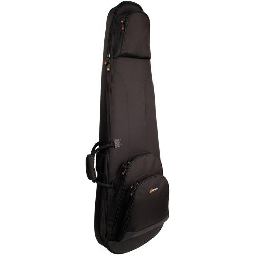  Protec Contego PRO PAC Bass Guitar Case with Tuck-Away Backpack Straps (CTG233),Black