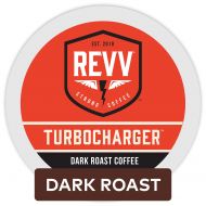 Revv Keurig Dark Roast Coffee K Cup Pods, Turbocharger, 96Count
