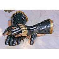 Generic GlobalMart 18 Guage Steel Medieval Knight Gothic Pair Of Gauntlets Gloves Armor Halloween Costume
