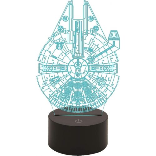  [아마존베스트]Holinox Star Wars Millennium Falcon 3D Lamp Gadget Gift