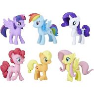 My Little Pony: Friendship is Magic Toy Meet The Mane 6 Collection Set, 6 Figures Including Twilight Sparkle, Kids Easter Basket Stuffers, Ages 3+ (Amazon Exclusive)