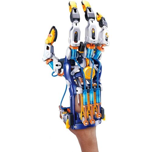  Thames & Kosmos Mega Cyborg Hand STEM Experiment Kit | Build Your Own GIANT Hydraulic Amazing Gripping Capabilities Adjustable for Different Sizes Learn Pneumatic Systems