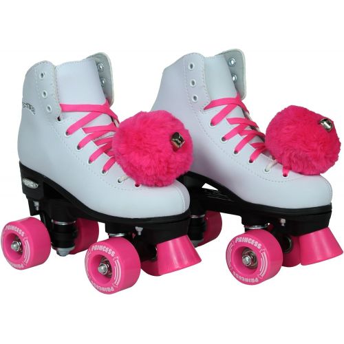  Epic Skates Pink Princess Girls Quad Roller Skates