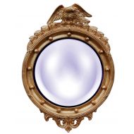 Hickory Manor House 6317GL Regency Eagle Convex Mirror/Gold Leaf