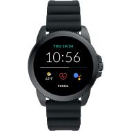 Fossil Mens Gen 5E 44mm Stainless Steel Touchscreen Smartwatch with Alexa, Speaker, Heart Rate, Contactless Payments and Smartphone Notifications