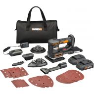 WORX WX820L.2 20V 2.0Ah Cordless Multi-Purpose Sander with 2 Batteries and 1 Charger