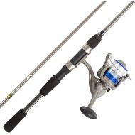Fishing Rod & Reel Combo -6’6” Fiberglass Pole, Spinning Reel- Bass, Trout & Lake Fish-Spooled with 10lb Test-Action Series by Wakeman Outdoors