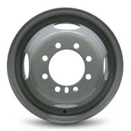 Road Ready Wheels Road Ready Car Wheel For 1994-1999 Dodge Ram 3500 16 Inch 8 Lug Gray Steel Rim Fits R16 Tire - Exact OEM Replacement - Full-Size Spare