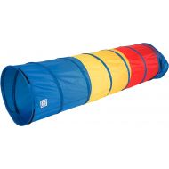 Pacific Play Tents Kids Find Me Multi Color 6 Foot Crawl Tunnel - Red, Yellow & Blue