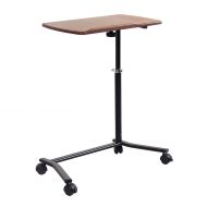 NewRidge Home Goods 0916-048 NewRidge Home Adjustable and Tilting Lap top or Accessory Table Wood