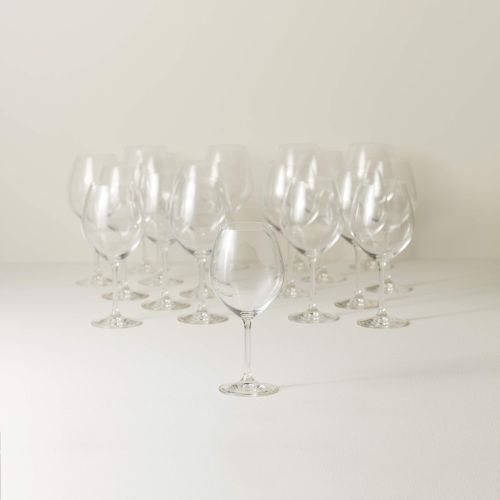 레녹스 Lenox Tuscany Classics 18-Piece Red Wine Glass Set, 16.90 LB, Clear