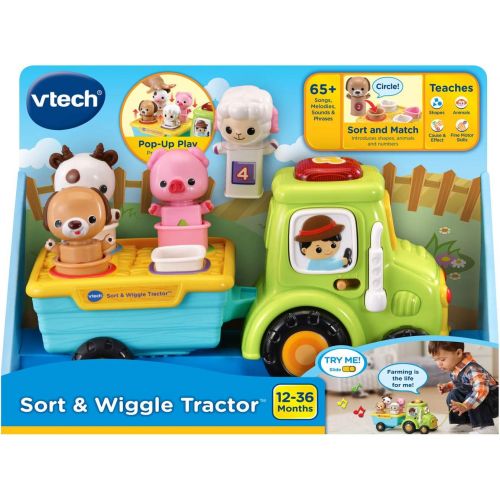 브이텍 VTech Sort and Wiggle Tractor
