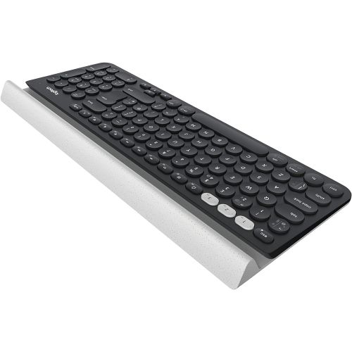 로지텍 Logitech K780 Keyboard - Wireless Connectivity - Bluetooth - White, Dark Grey - Retail